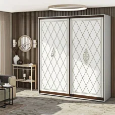 Sliding wardrobe 1.4 m "Venice" painted high gloss two-door